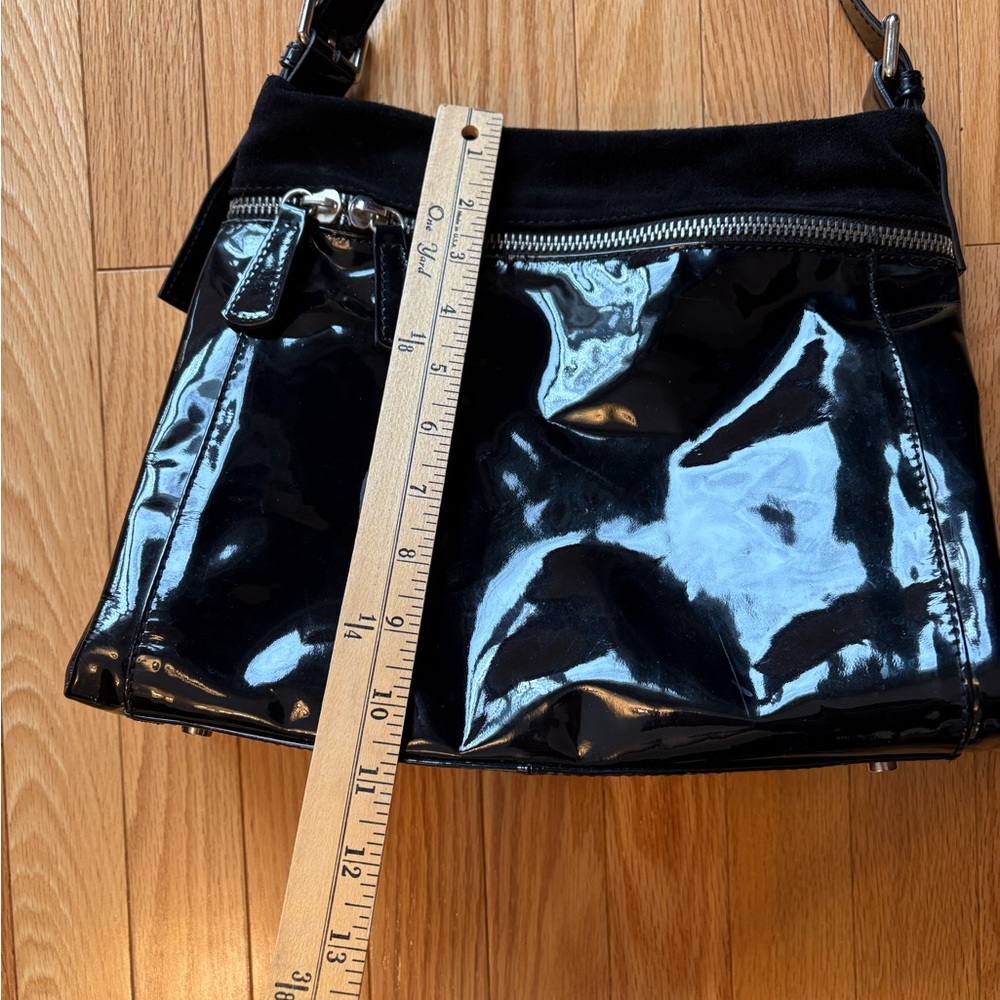 Black Patent Leather Women's Bag, The Trend - Picture 8 of 8